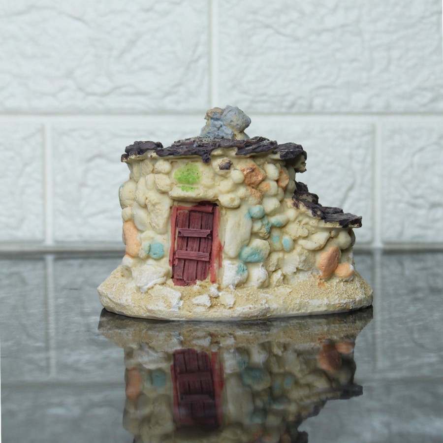 Miniature Fairy Garden Wonderland Garden Arts and Craft | Stone House A Miniature Toys For Fairy Garden