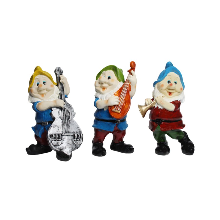 Garden Decor Wonderland Garden Statues | Musical Gnomes Statue For Balcony And Garden Decoration