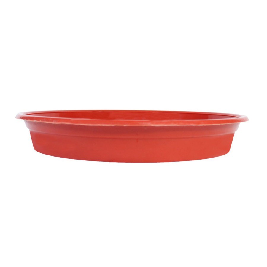 Garden Planters Wonderland | (Set Of 4) 13 Inch Terracotta Plastic Plate For Pots (Planter Saucer)