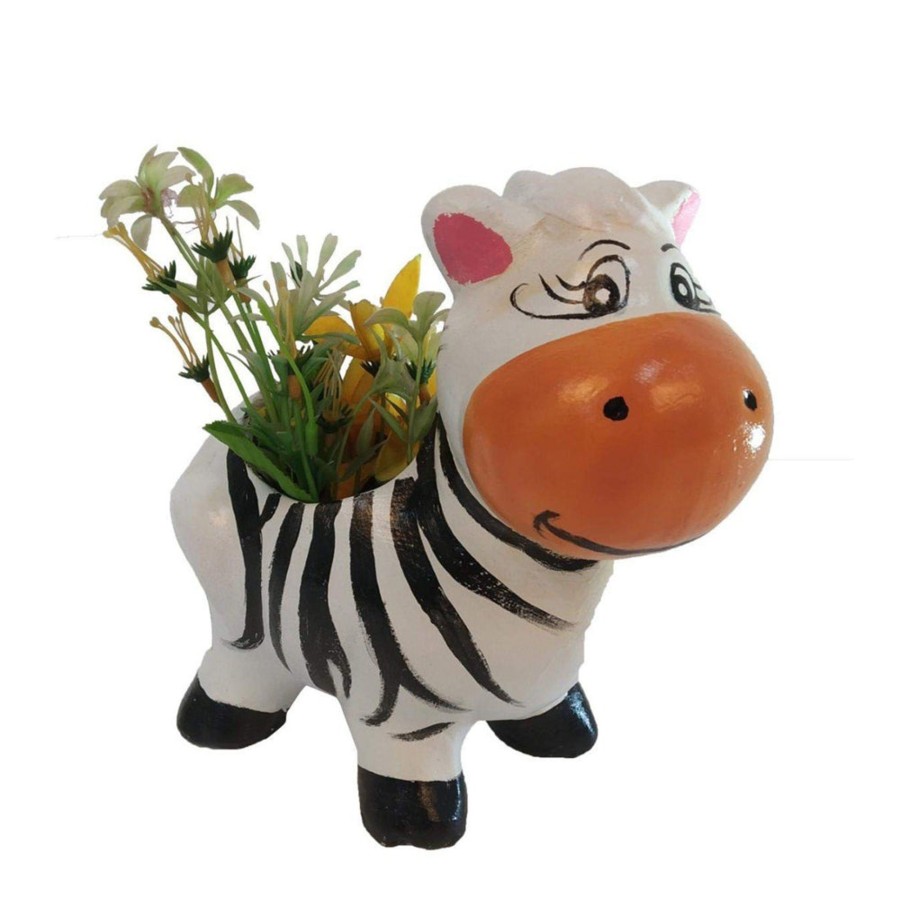 Garden Planters Wonderland | Zebra Planter For Home And Garden Decoration