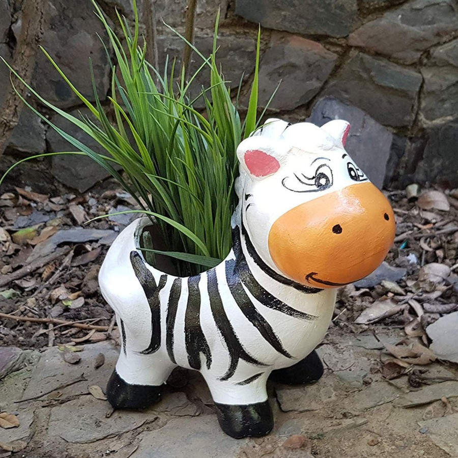 Garden Planters Wonderland | Zebra Planter For Home And Garden Decoration