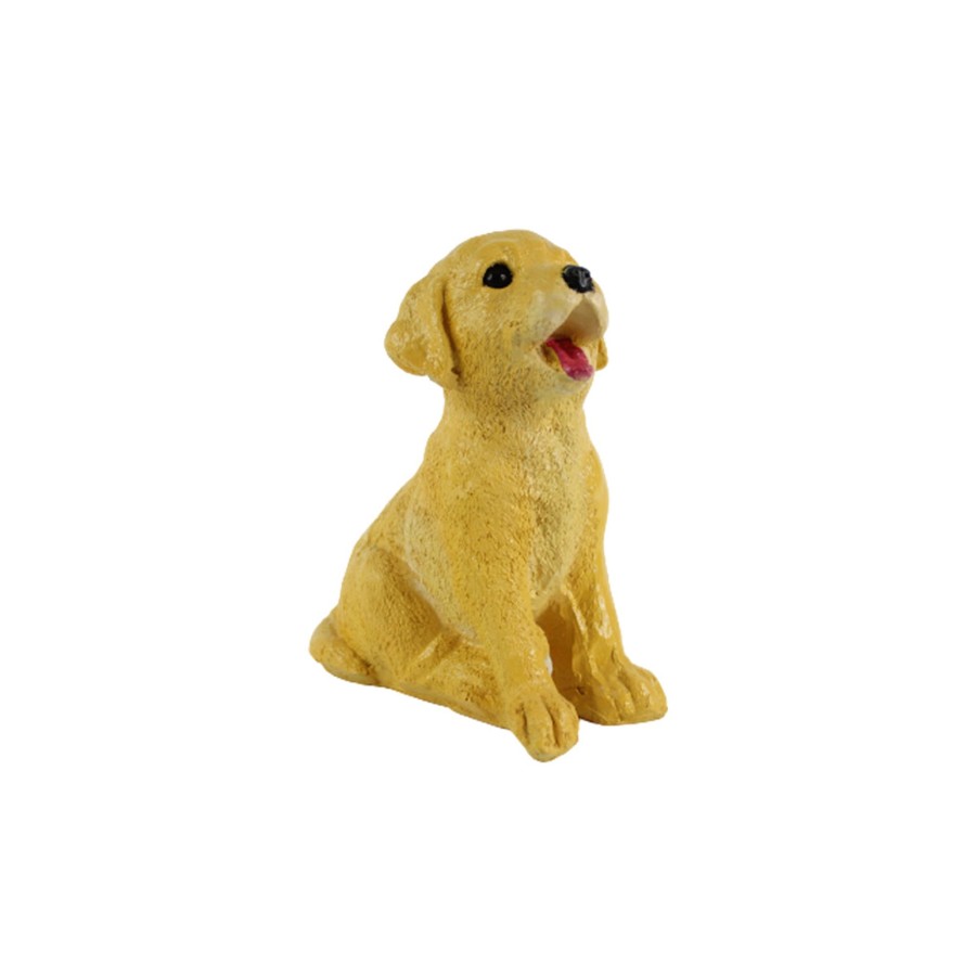 Home Decor Wonderland Table Top Decor | Labrador Dog For Home And Garden Decoration (Brown)