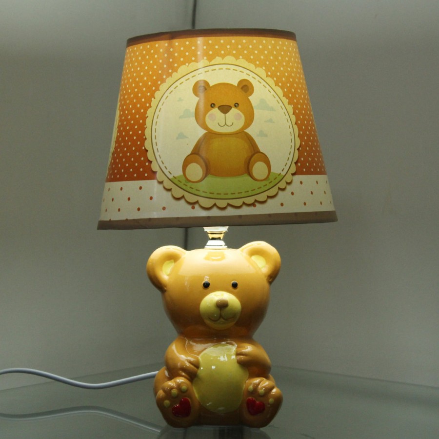 Kids Wonderland | Brown Bear Table/ Night Lamp ( Kids Room Decor)