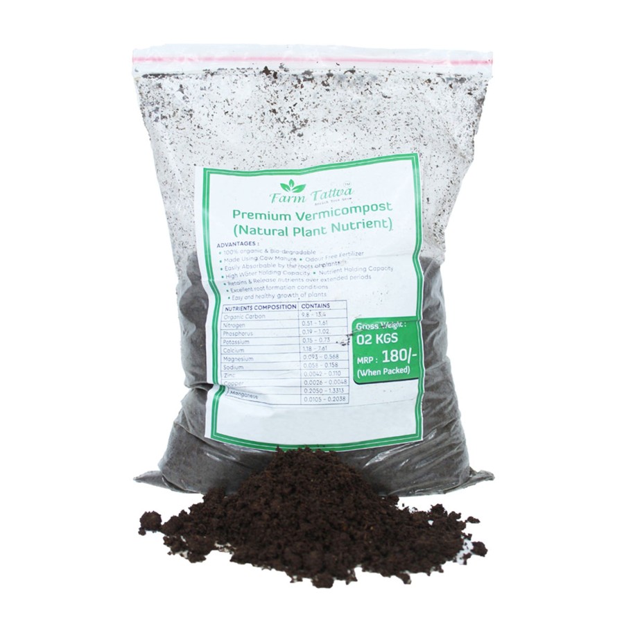 Garden Essentials Wonderland | Premium Vermicompost In 2 Kg Packet