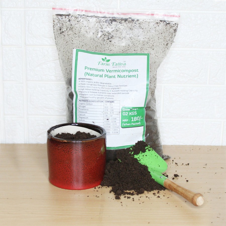 Garden Essentials Wonderland | Premium Vermicompost In 2 Kg Packet