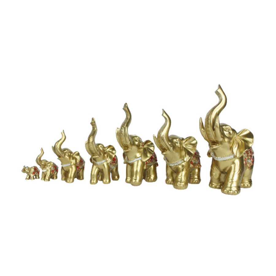 Home Decor Wonderland Animal And Bird Figurine | Set Of 7 Elephant Statues For Showpiece For Living Room, Drawing Room, Home Decoration