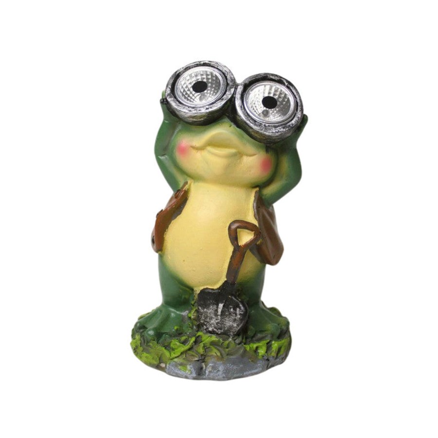 Garden Decor Wonderland Solar Light | Wonderland Polyresin Decorative Solar Light In Shape Of Frog