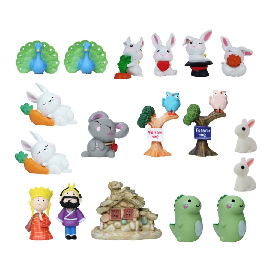 Miniature Fairy Garden Wonderland | Miniature Garden Toys Pack Of 18