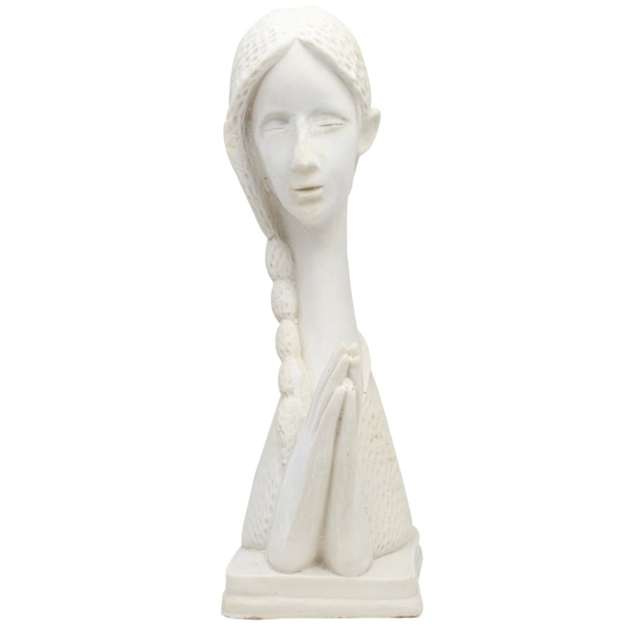 Home Decor Wonderland Table Top Decor | Namaste Girl Statue For Home Decoration