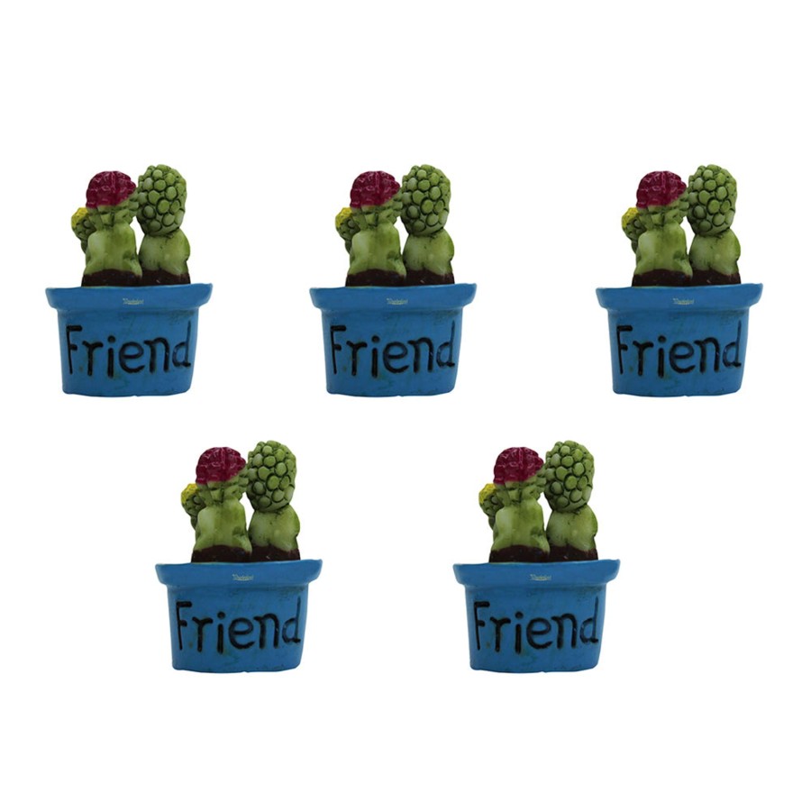 Miniature Fairy Garden Wonderland | Miniature Toys : (Set Of 5) Cactus Pot