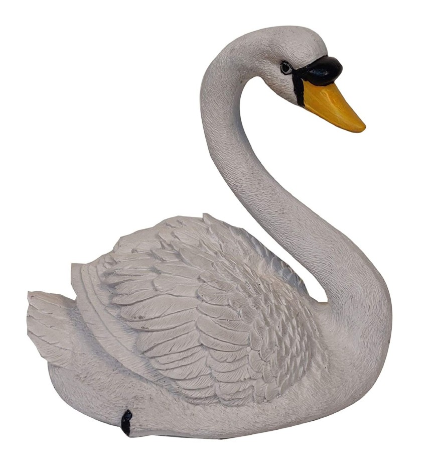 Garden Decor Wonderland Garden Statues | Swan Statue For Balcony And Garden Decoration