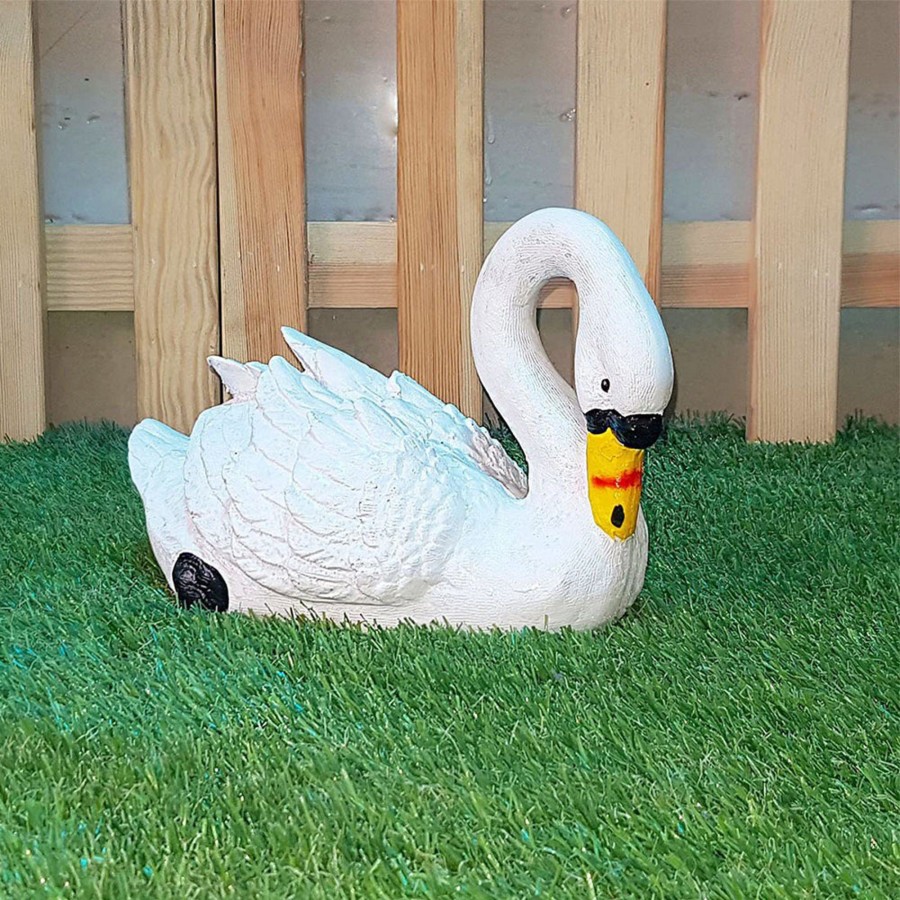 Garden Decor Wonderland Garden Statues | Front Swan Statue For Home And Garden Decoration