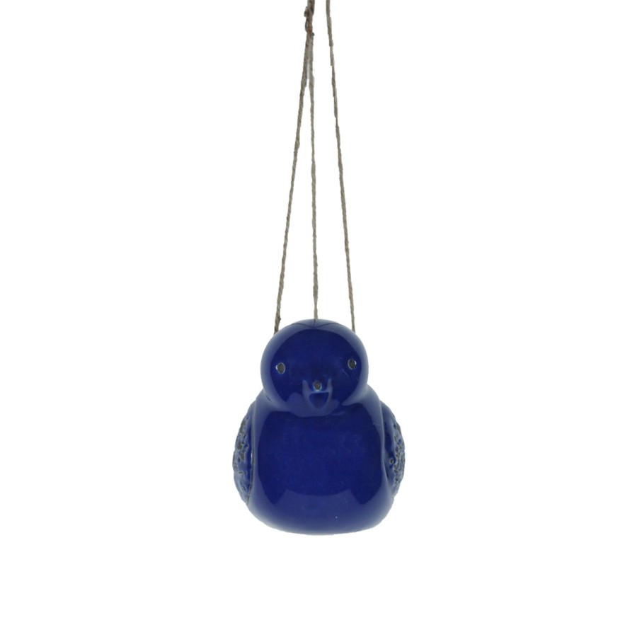 Garden Planters Wonderland | Ceramic Hanging Bird Planter (Dark Blue)