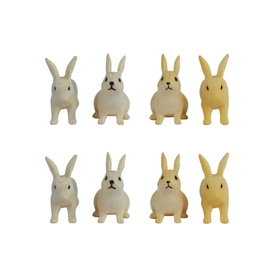 Miniature Fairy Garden Wonderland | Miniature Toys Set Of 8 Rabbit