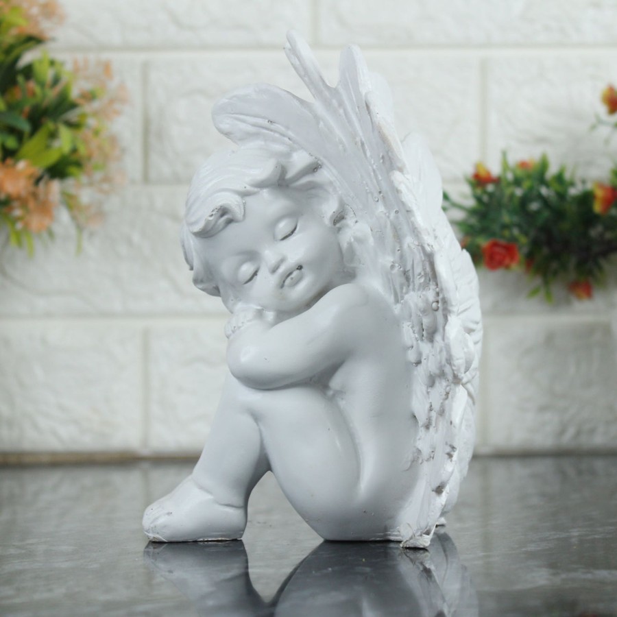 Garden Decor Wonderland Garden Statues | Angel Rabbit For Home Decoration