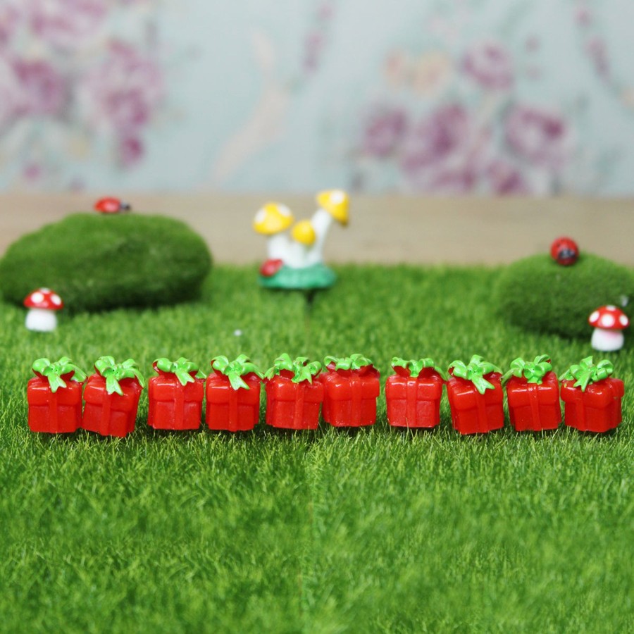 Miniature Fairy Garden Wonderland | Miniature Toys Set Of 10 Gift Box(Miniature Fairy Garden Accessoriesfor Diy Tray Garden Plant Decor)