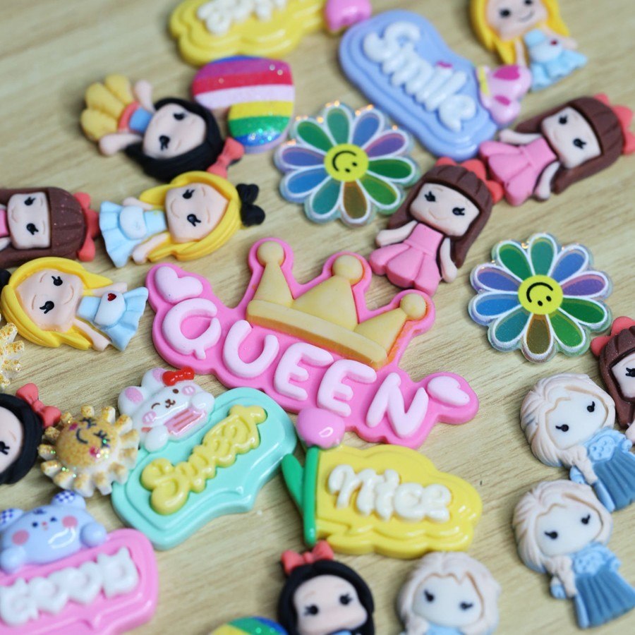 Gifts Wonderland | Wonderland Girl Combo (Set Of 20) (Girls And Messages)| Easy-To-Apply Diy 3D Stickers