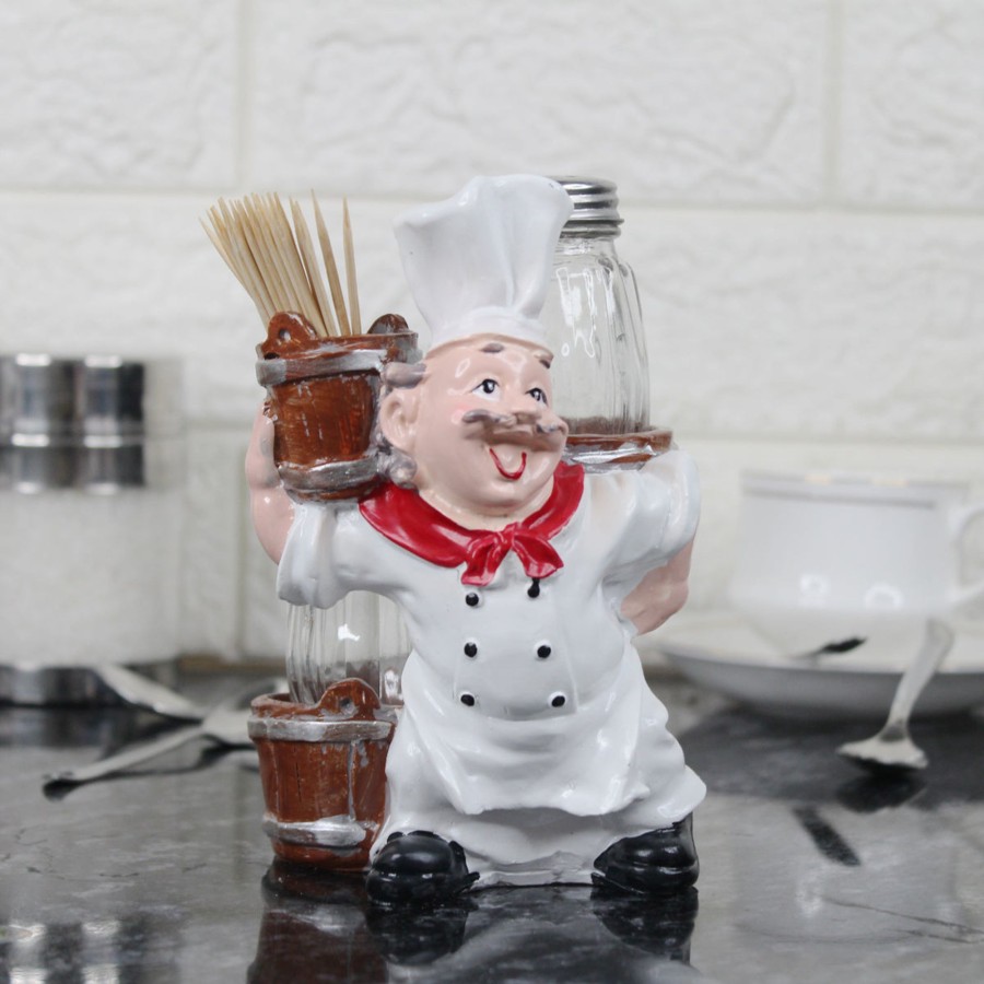 Home Decor Wonderland Chef Decor | Chief Salt And Papper With Toothpick