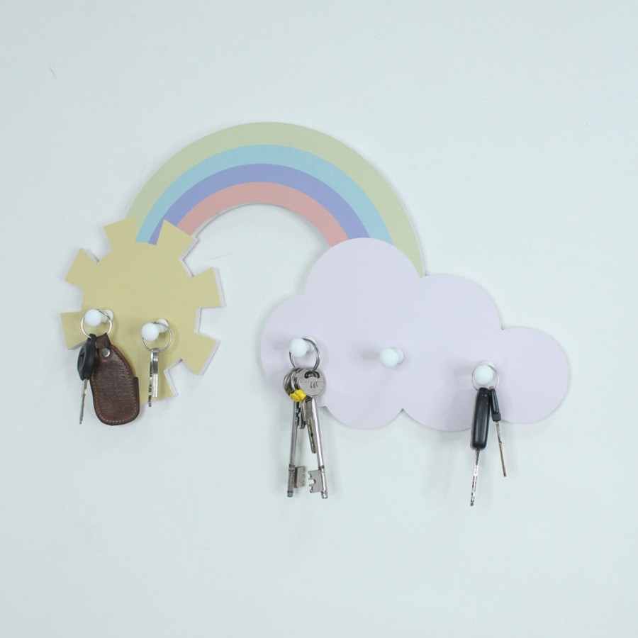 Kids Wonderland | Wooden Cloud Hook Hanger