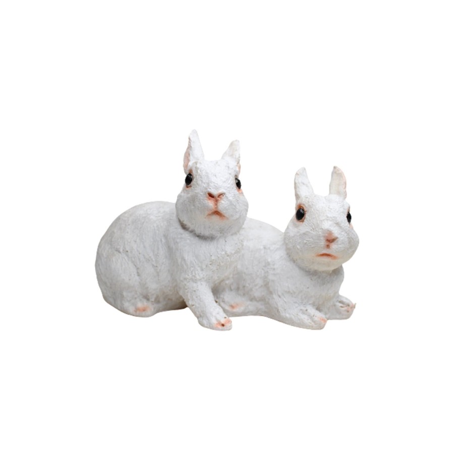 Garden Decor Wonderland Garden Statues | Blend Pair Of Rabbit For Home And Garden Decoration