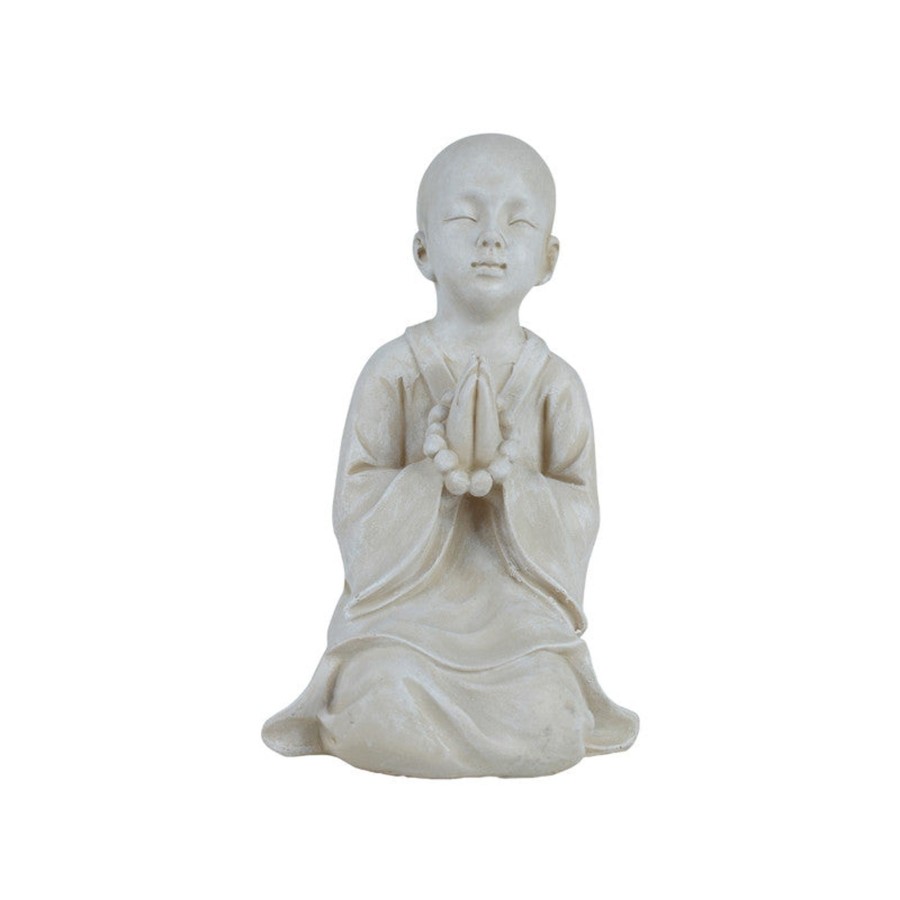 Home Decor Wonderland Table Top Decor | Mala Monk 3 Garden Statue