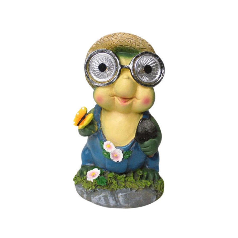 Garden Decor Wonderland Solar Light | Wonderland Polyresin Decorative Solar Light In Shape Of Frog